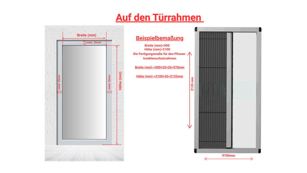 Plissee Insektenschutz für Fenster