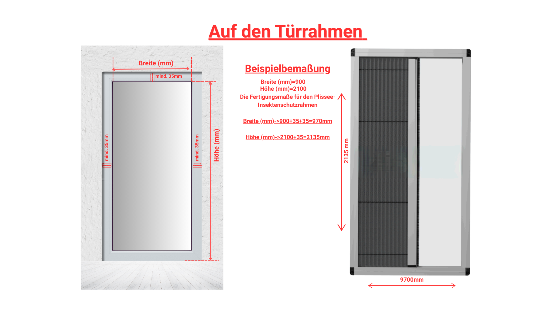 Plissee Insektenschutz für Fenster